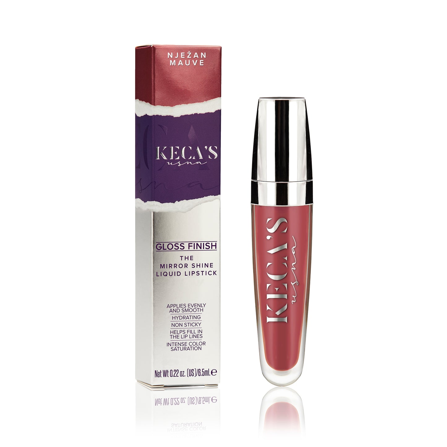 Gloss Nježan Mauve - The Mirror Shine Liquid Lipstick