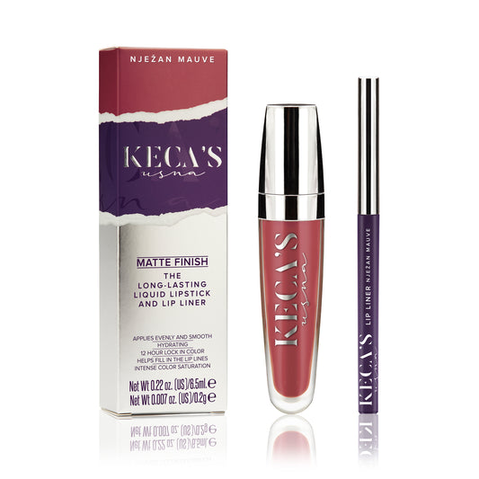 Matte Nježan Mauve - The Long-lasting Liquid Lipstick And Lip Liner