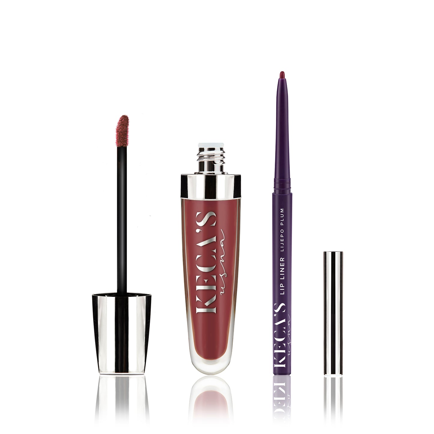 Lijepo Plum Matte Finish - The Long-lasting Liquid Lipstick And Lip Liner