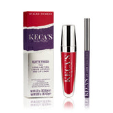 Stalno Crimson Matte Finish - The Long-lasting Liquid Lipstick And Lip Liner