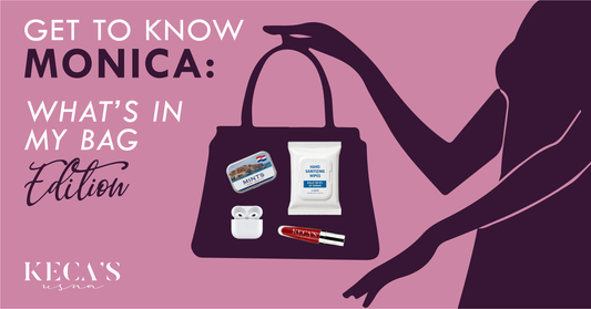 Get To Know Monica: What’s In My Bag Edition